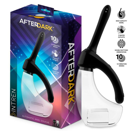 AFTERDARK Intren Ducha Anal Automática con Vibración y 5 Salidas de Agua 440 ml