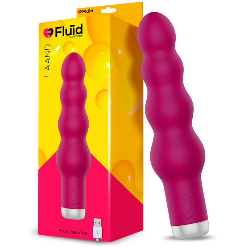 FLUÏD Laand Potente Vibrador USB Granate