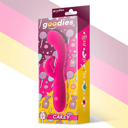 Cakey Vibrador Punto G y Conejito Silicona