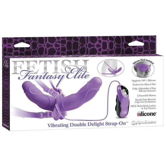 FETISH FANTASY ELITE Fetish Fantasy Elite Arnés de Doble Deleite Vibrador Púrpura