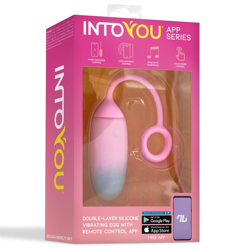 Intoyou App Series Huevo con App Silicona doble capa