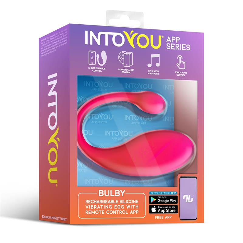 Bulby Huevo Vibrador con APP Rosa Intenso