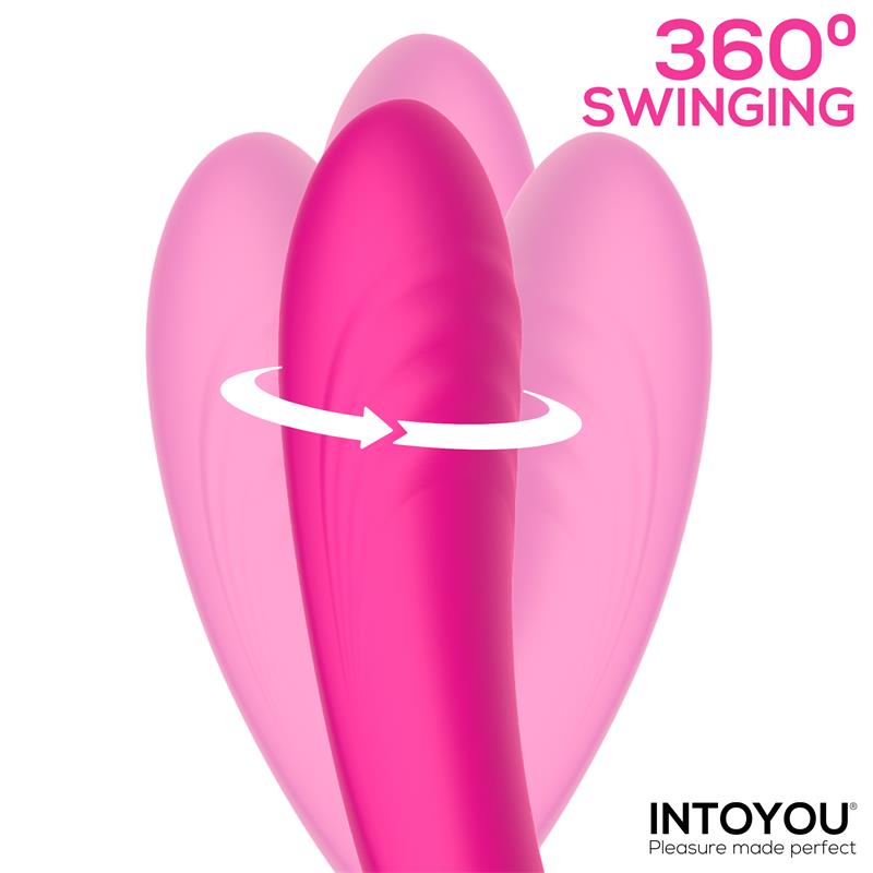 Lanty vibrador para parejas con oscilación 360º y control remoto