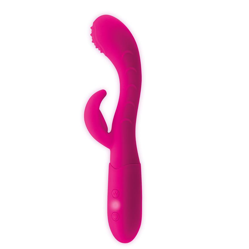 Cakey Vibrador Punto G y Conejito Silicona