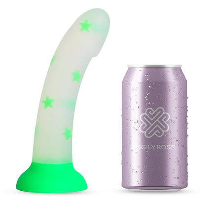 Dildox by Engily Ross Dildo que Brilla en la Oscuridad Confetti Star 17 cm