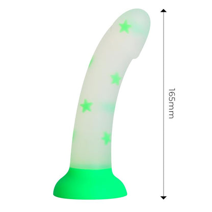 Dildox by Engily Ross Dildo que Brilla en la Oscuridad Confetti Star 17 cm