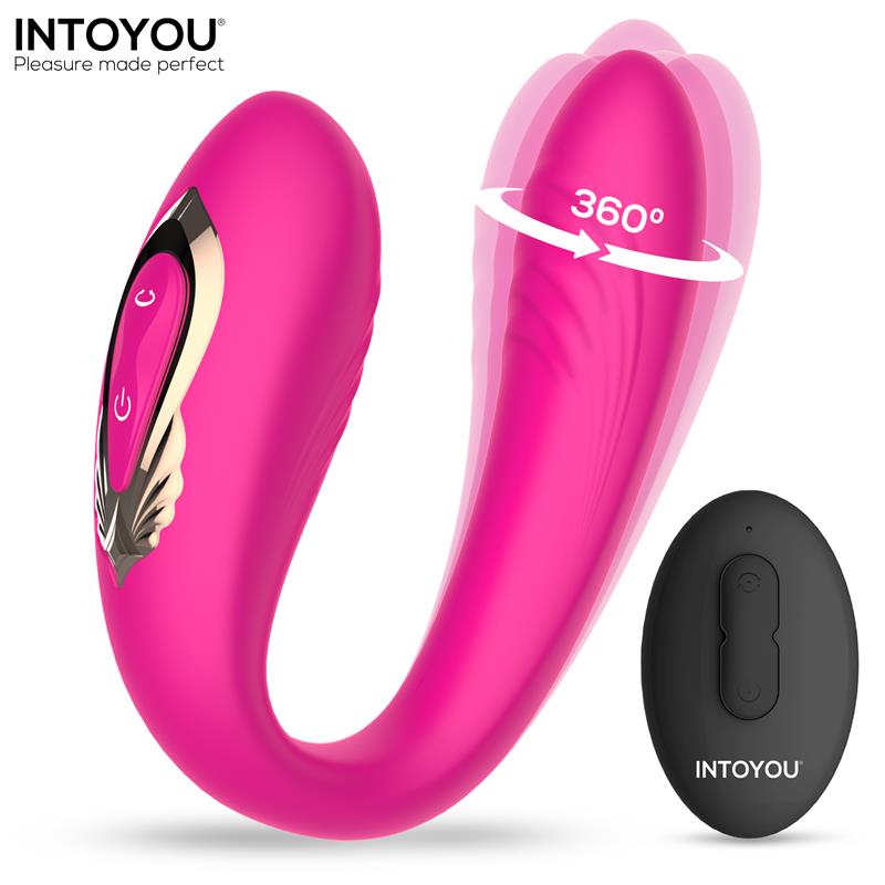 Lanty vibrador para parejas con oscilación 360º y control remoto