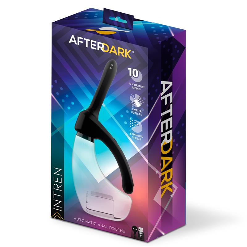 AFTERDARK Intren Ducha Anal Automática con Vibración y 5 Salidas de Agua 440 ml