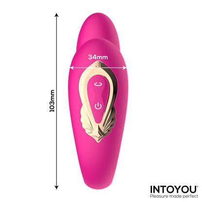 Lanty vibrador para parejas con oscilación 360º y control remoto