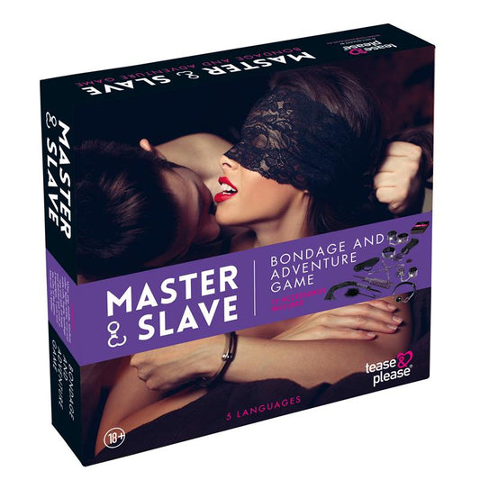 TEASE & PLEASE MASTER & SLAVE JUEGO BONDAGE PÚRPURA